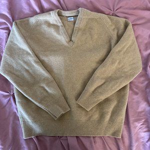 Tan Lambswool Sweater